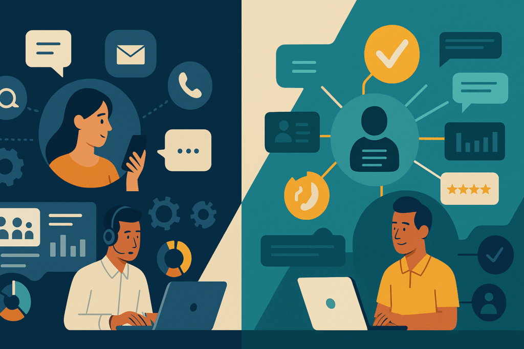 Omnichannel vs Multichannel Customer Service