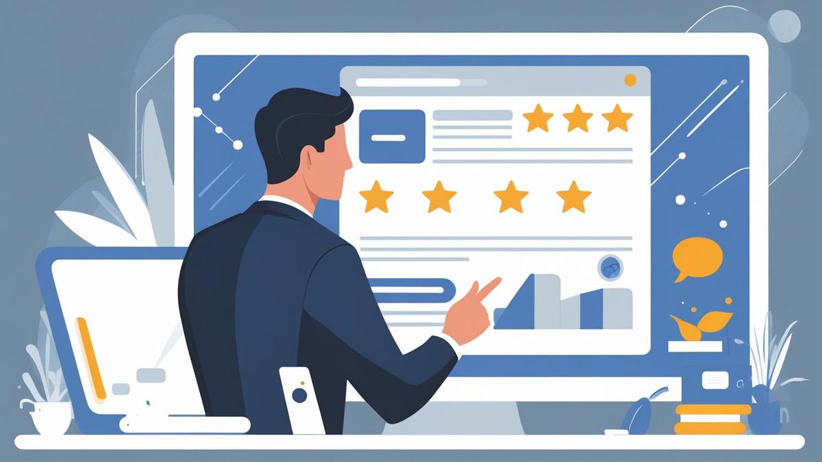 thumbs up icon or manager notified of customer reviews