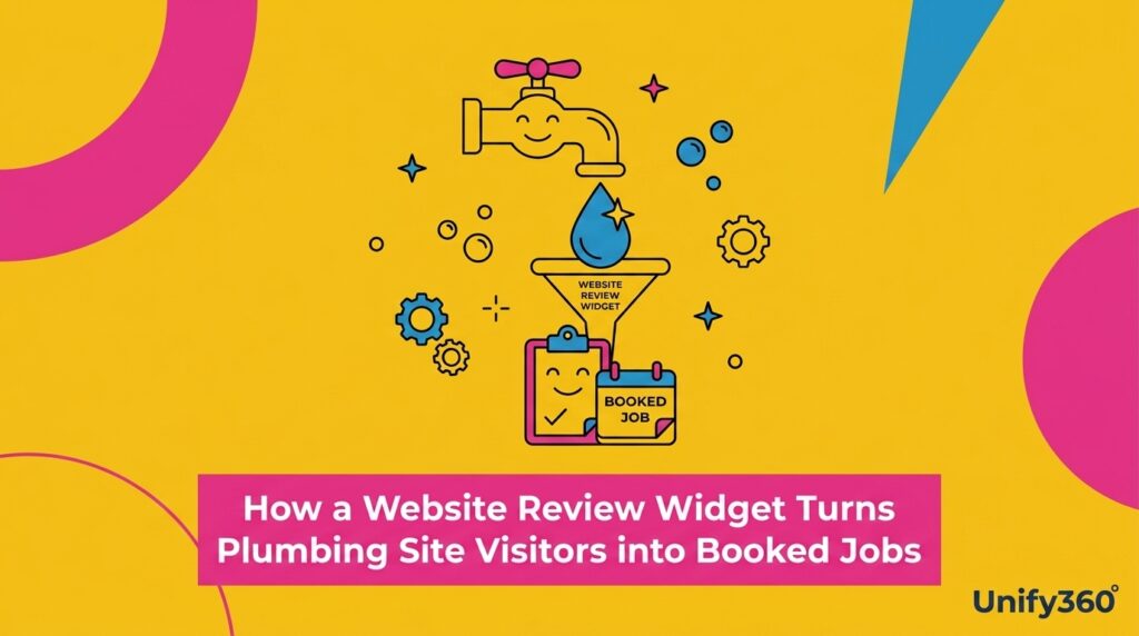 How a Website Review Widget Turns Plumbing Site Visitors into Booked Jobs — featured image