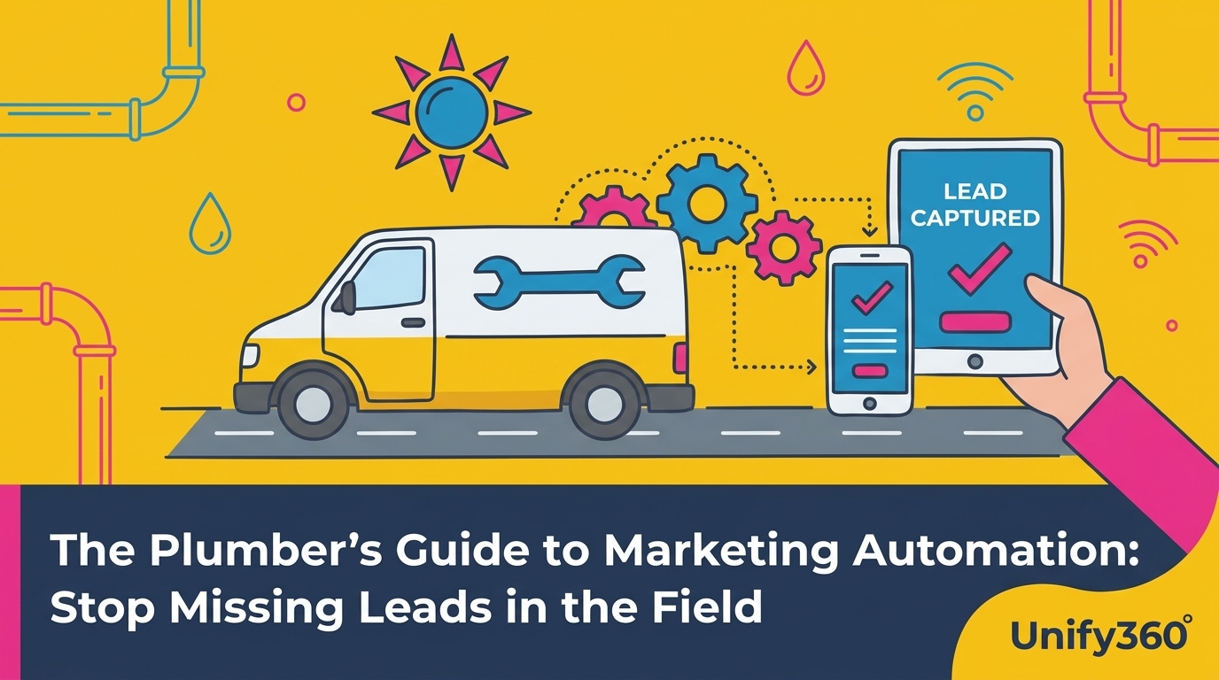 The Plumber's Guide to Marketing Automation: Stop Missing Leads in the Field — featured image